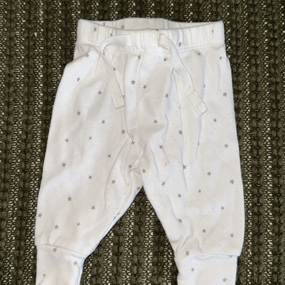 Baby Gap White Star-Patterned Baby Pants - Picture 1 of 1